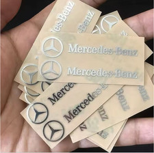 5 pcs Mercedes Benz AMG Badge Emblems 3D Metal Sticker For Car Decoration