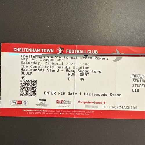 Cheltenham town forest green - town,