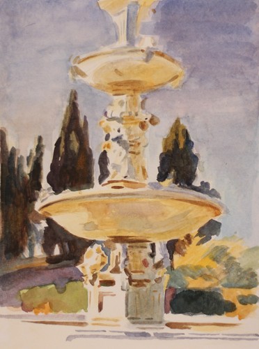 Fountain john singer sargent - fountain,