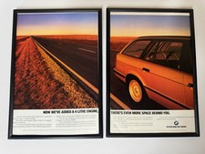 FRAMED Original E34 BMW 540i Touring 5 Series Magazine Advert Poster Retro