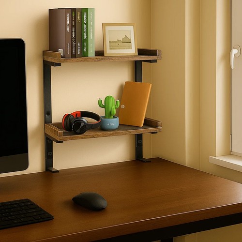 Tier clamp desk rack - 2-tier,