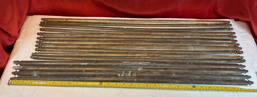 Vintage brass stair rods - rods, 11