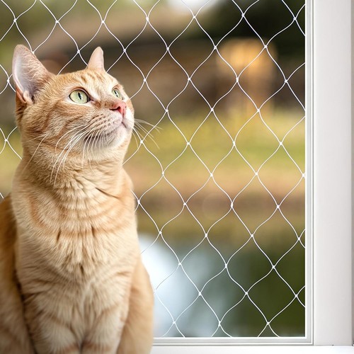 Cat safety net for balcony - safety,