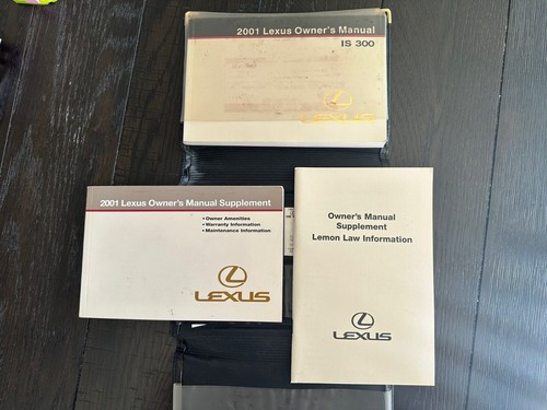2001 lexus is300 owners manual - owners,