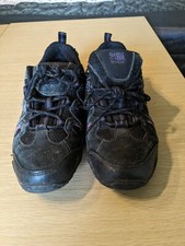 Karrimor summit 40 - BLACK Suede & PURPLE - WALKING TRAINERS SHOES – UK 5.5 39 u