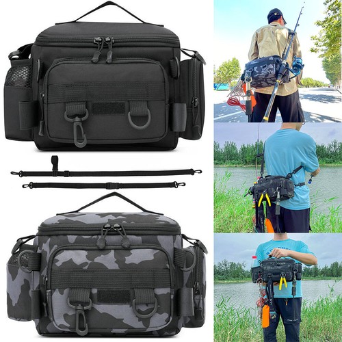 Fishing tackle bag pouch - fishing,