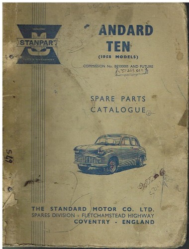 Standard ten saloon - standard,