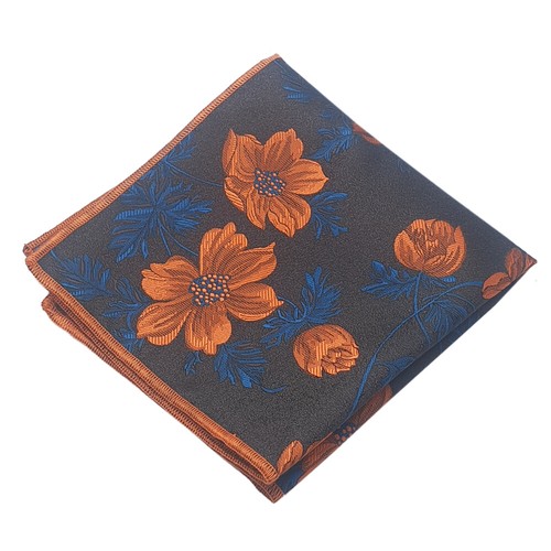 Dark brown with - brown, orange