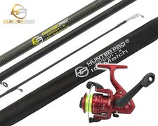 Starter Beginners Float Fishing Rod & Reel. HUNTER PRO® CARBON Rod + SY200 Reel 