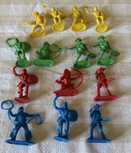 Vintage plastic cowboy and - cowboy,