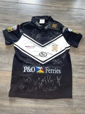 Hull FC jersey T-shirt Signed by Rugby Players Season 2010