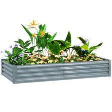 Galvanised Raised Garden Bed
