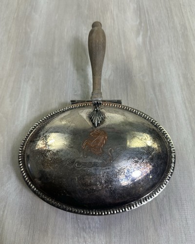 Antique wood handle crumb - wood,