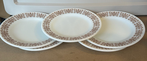 Copper filigree pyrex dinner - copper,