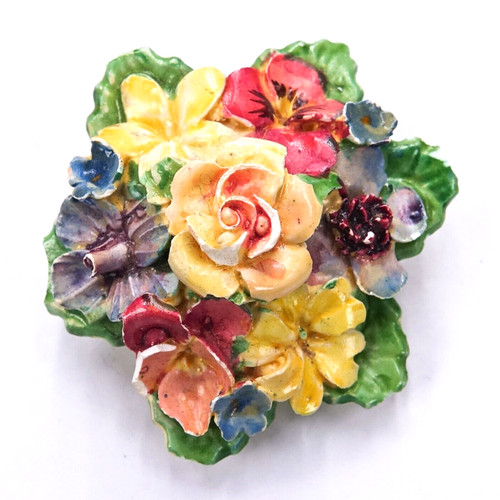 Vintage large ceramic posy - ceramic,