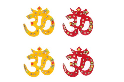 Aum stickers plastic diwali - aum,