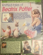 Alan Dart Knitting ~ Beatrix Potter ~ Jemima Puddleduck Peter Rabbit J Fisher 