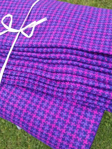 Welsh wool woven fabric - woven, new