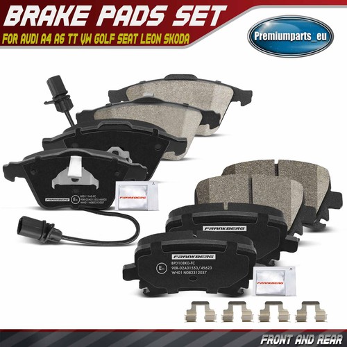 Front rear brake pad - brake, set