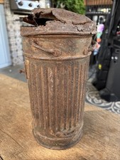 WW2 Original German Gas Mask Canister Dated 1943