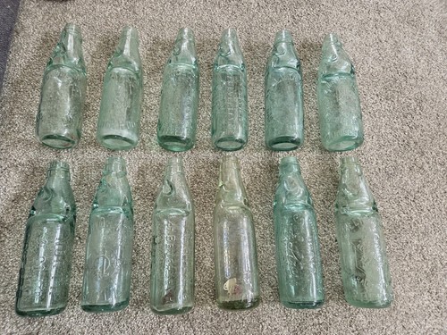 10oz codd bottles - 12, x