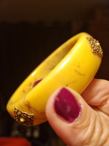 Vintage marbelled bakelite - vintage,