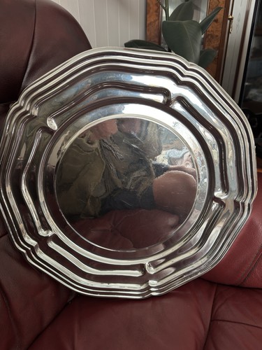Hard plastic round silver - hard,