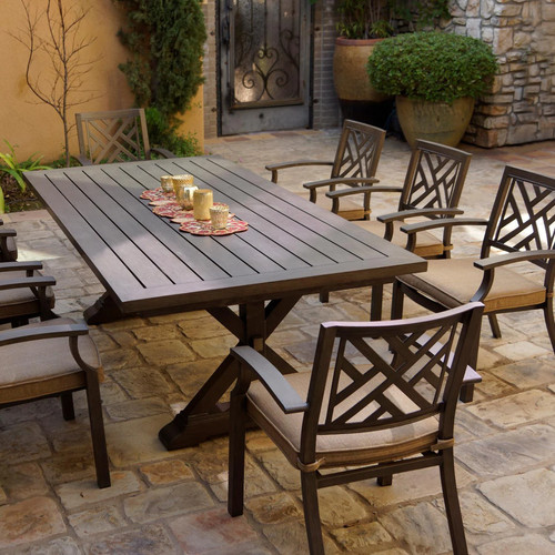 Brooklyn aluminum dining - 9, pc