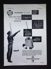 Original 1953 Advert Pye