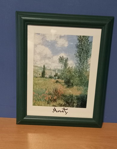 Monet view vetheuil print - monet,