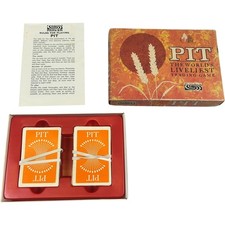 Vintage Parker Brothers PIT Card Game Complete with  Box & Rules – 1970s Edition