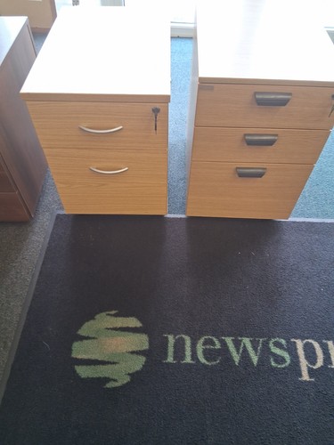 Filing cabinet drawer brown - filing,