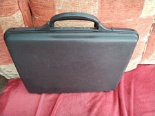 Vintage Samsonite Briefcase Attaché Case ABS Hard Shell / Slim / Black /