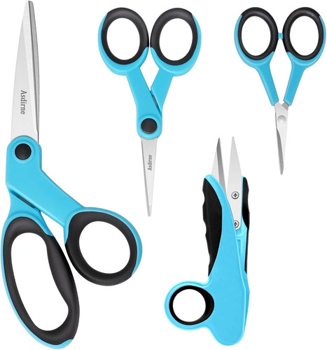 Sewing scissors set 4pc fabric - sewing,