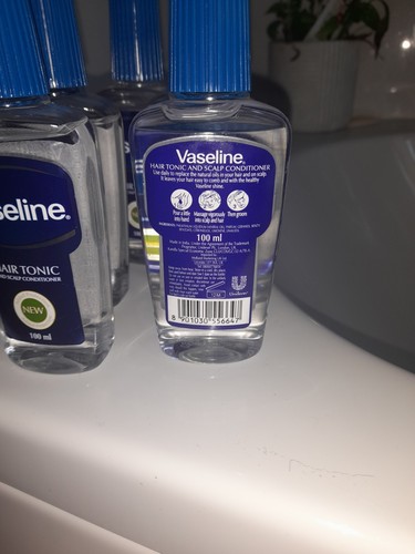 Vaseline hair tonic and - x,