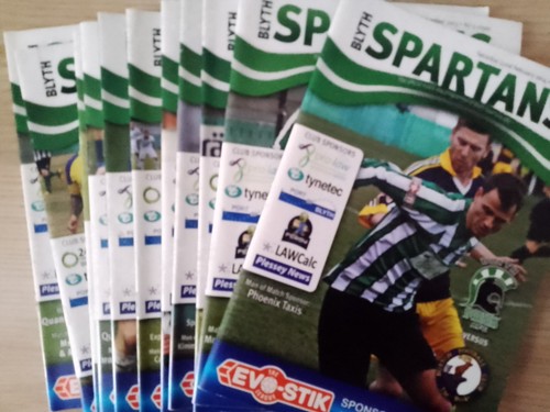 Blyth spartans home programmes - blyth,
