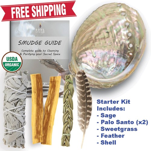 White sage smudge - white,