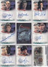 James Bond Die Another Day Auto, Costume, Chase Set & Promo Card set Selection