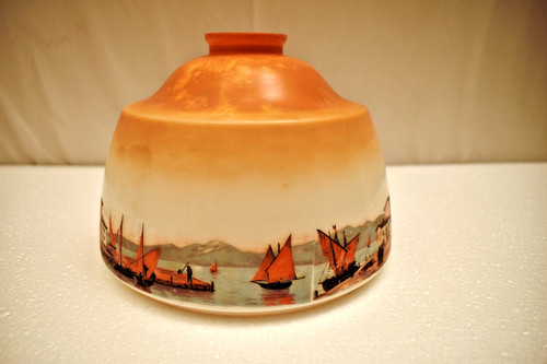 Vintage bohemian scenic glass - scenic,