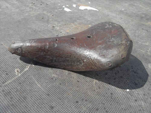 Vintage brown leather brooks - vintage,