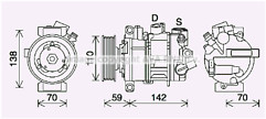 Ava compressor for audi a3 - compressor,