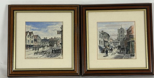 Pair framed ron chapman - pair,