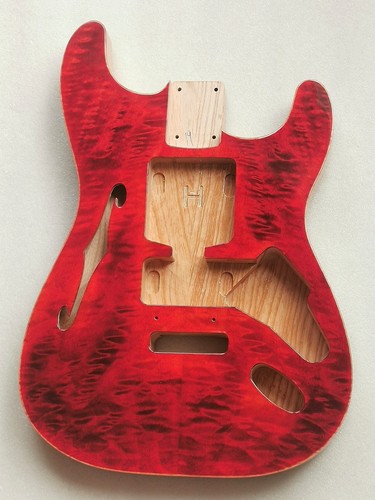 Style thinline guitar body - s-style,