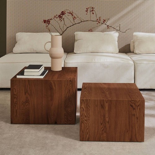 Set square coffee tables - of,