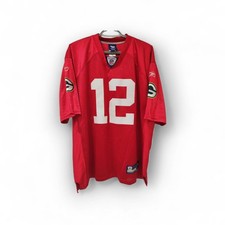 Reebok Green Bay Packers NFL Jersey, #12 Rodgers, Red, Size 50 L