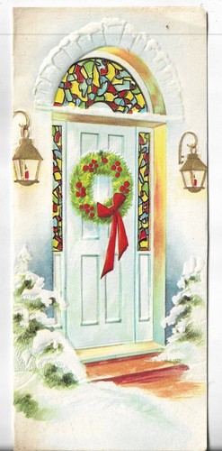 Vtg christmas card - christmas,