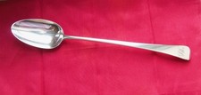 1788,GEORGE III, SOLID SILVER GRAVY, BASTING,STUFFING SPOON BY CHARLES HOUGHAM.