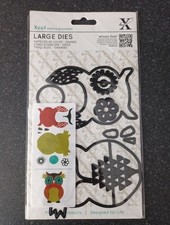 Large Xcut Owl Cutting Die For