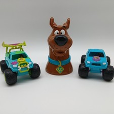 Scooby Doo Money Box & Time Trap Pull Back & Go Trucks Bundle
