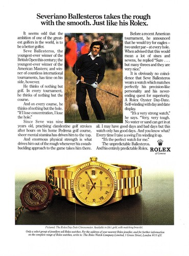 1983 advert rolex day date - 1983,